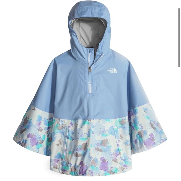 The North Face Girls Rain Poncho Size 5 - Picture 1 of 7